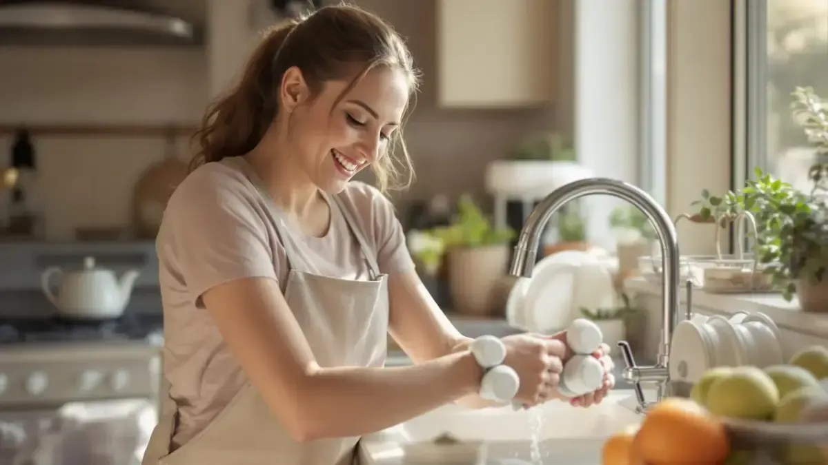 Descubre cómo tonificar tus brazos en casa sin esfuerzo y sin pesas, ¡es posible!