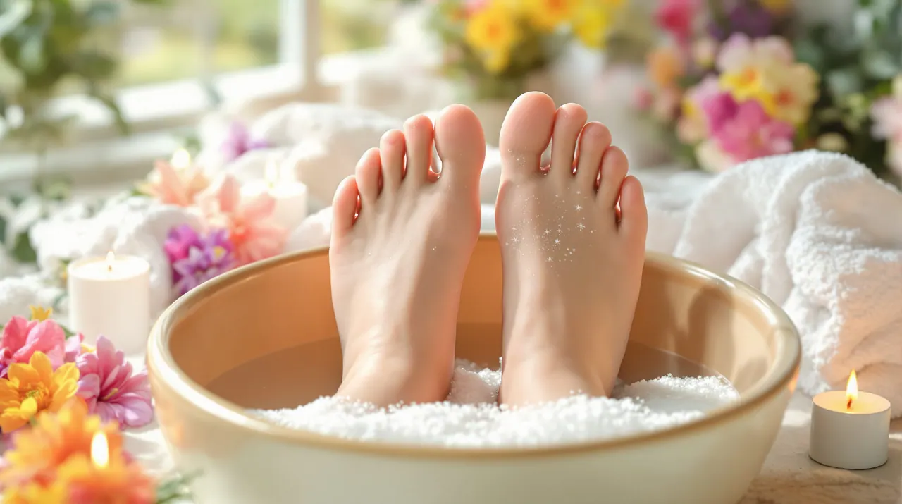 descubre cómo el bicarbonato y la sal pueden transformar tus pies en minutos. sigue este ritual milagroso para suavizar, refrescar y revitalizar tu piel fácilmente en casa.