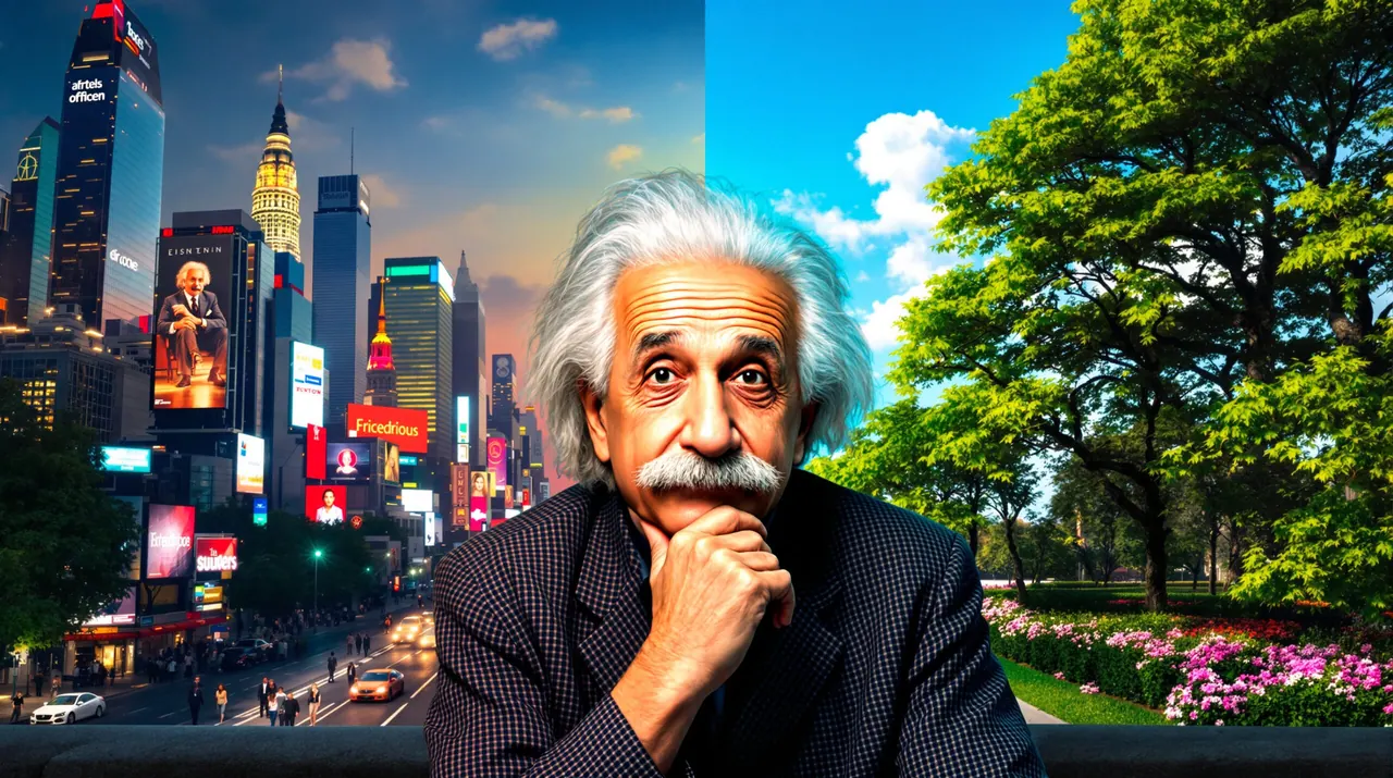 descubre cómo albert einstein veía el mundo a través de dos perspectivas distintas y cuál de ellas consideraba clave para alcanzar el éxito personal y profesional.